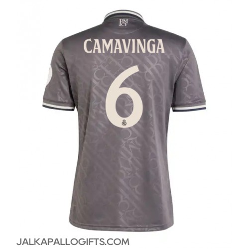 Real Madrid Eduardo Camavinga #6 Kolmaspaita 2024-25 Lyhythihainen